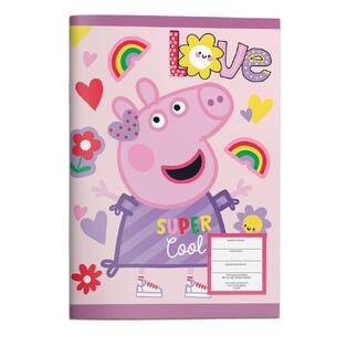 MUST ΤΕΤΡΑΔΙΟ ΚΑΡΦΙΤΣΑ 17x25cm 40φ PEPPA PIG LOVE SUPER COOL 482812