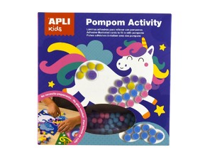 APLI KIDS POM POM ACTIVITY ΠΑΙΧΝΙΔΙ ΚΑΤΑΣΚΕΥΩΝ ΜΕ POM POM (ΠΟΜ ΠΟΜ) ΜΟΝΟΚΕΡΟΣ 16919