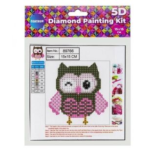 CENTRUM DIAMOND PAINTING KIT 5D (ΧΑΝΤΡΕΣ) 15x15cm ΚΟΥΚΟΥΒΑΓΙΑ 89766