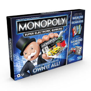 HASBRO ΕΠΙΤΡΑΠΕΖΙΟ ΠΑΙΧΝΙΔΙ MONOPOLY SUPER ELECTRONIC BANKING 81989780