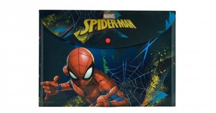 GIM ΦΑΚΕΛΟΣ ΜΕ ΚΟΥΜΠΙ A4 (21x29,7cm) PP SPIDERMAN 33704580