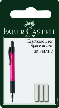 FABER CASTELL ΣΕΤ ΑΝΤΑΛΛΑΚΤΙΚΕΣ ΓΟΜΕΣ ΓΙΑ GRIPMATIC 3τεμ 131595