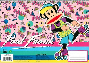 BACK ME UP BMU PAUL FRANK  ΜΠΛΟΚ ΖΩΓΡΑΦΙΚΗΣ A4 (21x29,7cm) 30φ RETRO ΠΑΤΙΝΙΑ 34675417