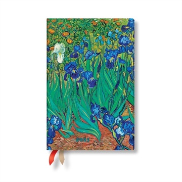 2025 ΗΜΕΡΟΛΟΓΙΟ ΕΒΔΟΜΑΔΙΑΙΟ PAPERBLANKS MINI 9,5x14cm VON GOGH S IRISES DED5759