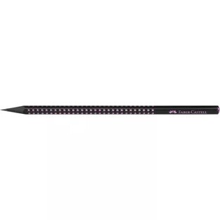 FABER CASTELL ΜΟΛΥΒΙ SPARKLE GRIP HB ΜΑΥΡΟ ΞΥΛΟ ΡΟΖ 118258