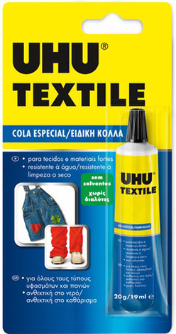 UHU ΚΟΛΛΑ ΓΙΑ ΥΦΑΣΜΑ TEXTILE 19ml 38350