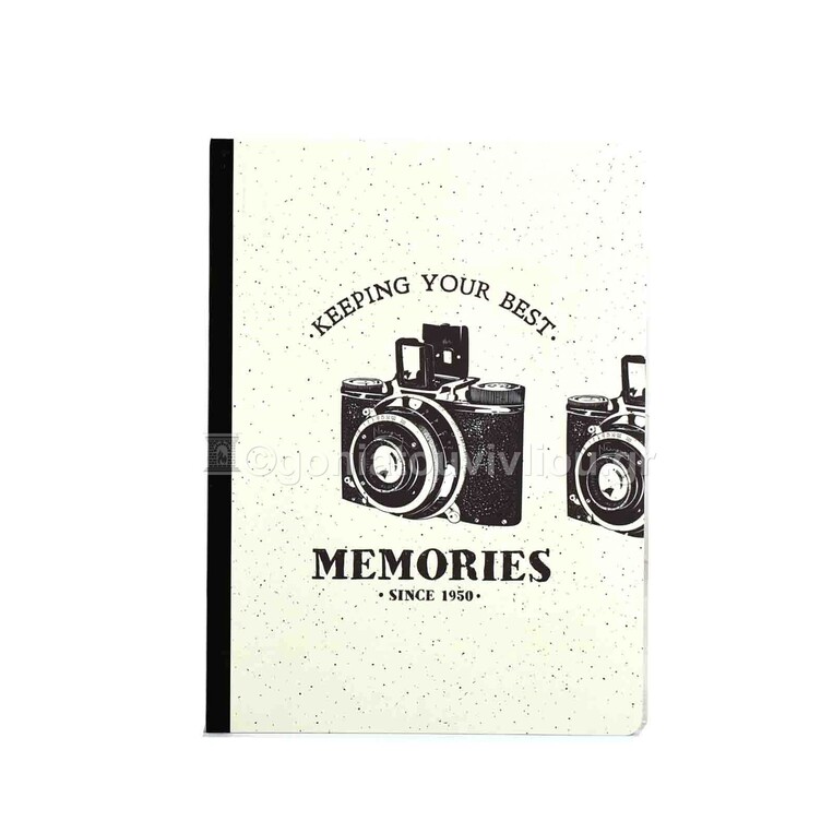 ADBOOK VIVID ΤΕΤΡΑΔΙΟ ΔΕΜΕΝΟ ΡΑΦΤΟ A4 (21x29cm) 2 ΘΕΜΩΤΩΝ VIVID KEEPING YOUR BEST MEMORIES 64φ ΣΜ1022