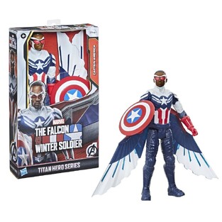 HASBRO ΦΙΓΟΥΡΑ MARVEL AVENGERS TITAN HERO FALCON CAPTAIN AMERICA F2075