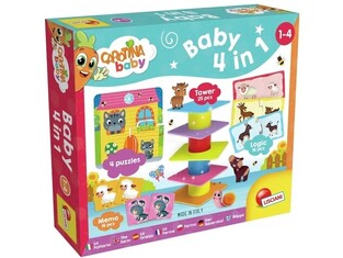 LISCIANI GIOCHI CAROTINA BABY ΕΚΠΑΙΔΕΥΤΙΚΟ ΠΑΖΛ 4 ΣΕ 1 ΦΑΡΜΑ 97872