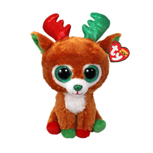 AS COMPANY TY BEANIE BOOS TINSELTOES ΧΝΟΥΔΩΤΟΣ ΤΑΡΑΝΔΟΣ ΚΑΦΕ 15cm 37354