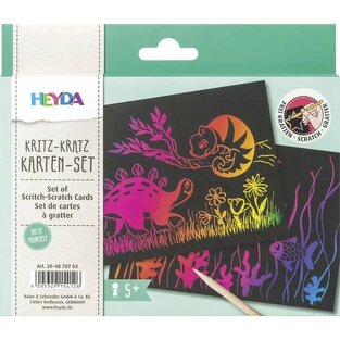 HEYDA SCRATCH BOOK ΜΕ 12 ΚΑΡΤΕΣ ΣΚΡΑΤΣ (ΧΑΡΑΚΤΙΚΗ) 13x18cm 204870703