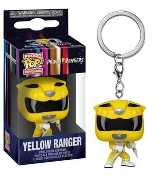 FUNKO POP POCKET POWER RANGERS YELLOW RANGER VINYL FIGURE KEYCHAIN