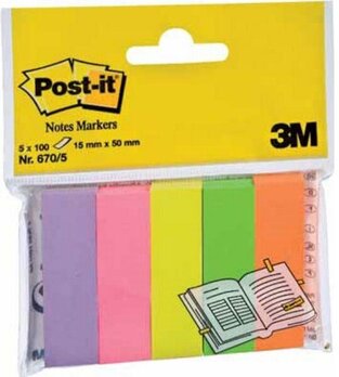 3M POST IT ΑΥΤΟΚΟΛΛΗΤΟΙ ΣΕΛΙΔΟΔΕΙΚΤΕΣ ΧΑΡΤΙΝΟΙ 670 5 ΧΡΩΜΑΤΑ ΦΩΣΦΟΡΙΖΕ ΚΙΤΡΙΝΟ ΦΟΥΞΙΑ ΠΟΡΤΟΚΑΛΙ ΛΙΛΑ ΛΑΧΑΝΙ 100φ ΣΤΟ ΧΡΩΜΑ