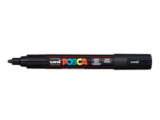 POSCA ΜΑΡΚΑΔΟΡΟΣ ΜΕΣΑΙΟΣ PC5M ΜΑΥΡΟ (BLACK)