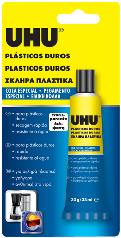 UHU ΚΟΛΛΑ HARD PLASTICS 30gr 33ml 36673