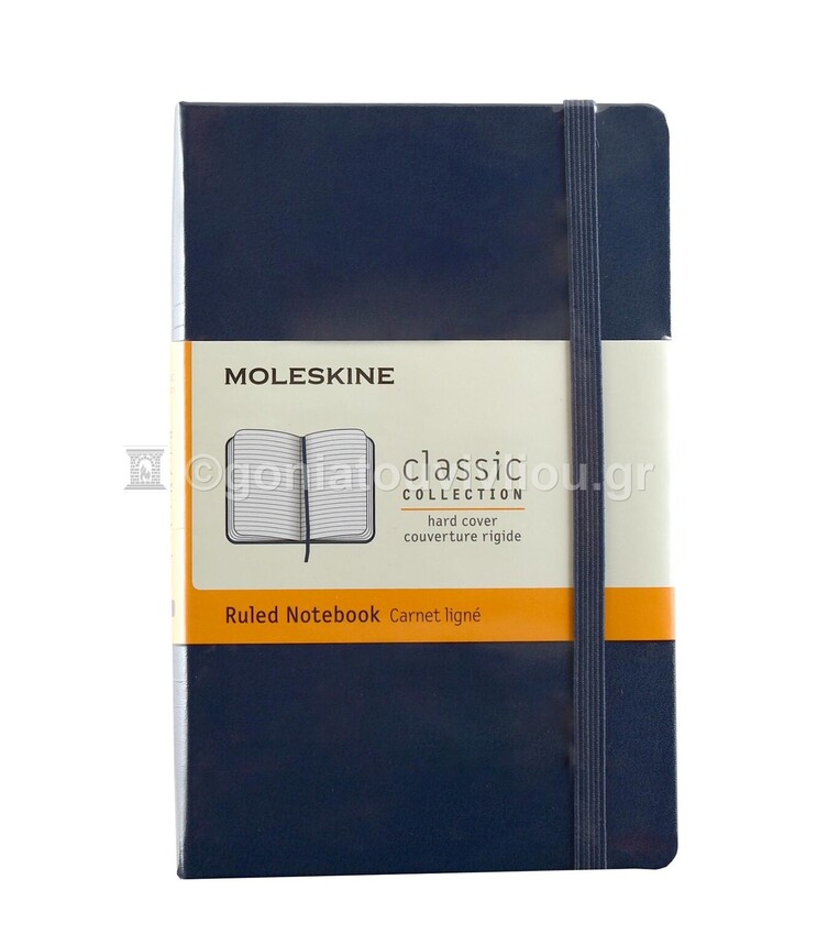 MOLESKINE ΣΗΜΕΙΩΜΑΤΑΡΙΟ POCKET (9x14cm) HARD COVER SAPPHIRE BLUE RULED NOTEBOOK (ΡΙΓΕ)