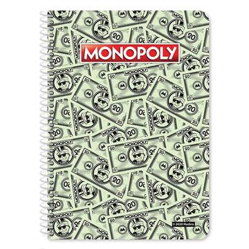 ΤΕΤΡΑΔΙΟ ΣΠΙΡΑΛ A4 (21x29,7cm) 2Θ MONOPOLY 60φ ΧΡΗΜΑΤΑ ΠΑΙΧΝΙΔΙΟΥ 000483022