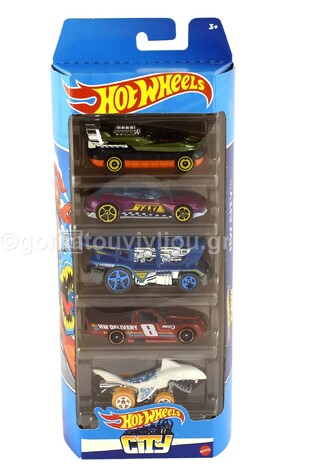 MATTEL ΑΥΤΟΚΙΝΗΤΑΚΙΑ HOT WHEELS ΣΕΤ 5τεμ 1806 CITY 86100001