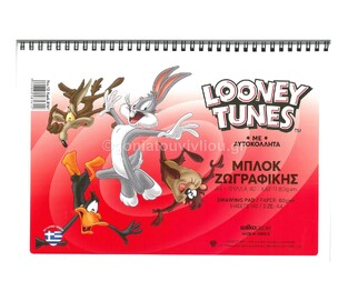 SALKO ΜΠΛΟΚ ΖΩΓΡΑΦΙΚΗΣ Α4 ΝΟ10 LOONEY TUNES 40Φ 8161