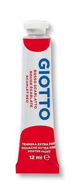 GIOTTO ΤΕΜΠΕΡΑ 12ml ΚΟΚΚΙΝΟ SCARLET RED 08