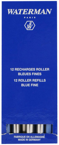 WATERMAN ΑΝΤΑΛΛΑΚΤΙΚΟ ΓΙΑ ΣΤΥΛΟ ROLLER BALL REFILL BLUE FINE (RB)