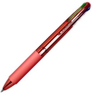 OSAMA ΣΤΥΛΟ ΜΕ 4 ΧΡΩΜΑΤΑ 1.0mm ΚΟΚΚΙΝΟ