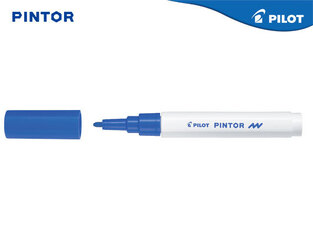 PILOT ΜΑΡΚΑΔΟΡΟΣ PAINT PINTOR FINE ΓΙΑ ΓΥΑΛΙ ΜΕΤΑΛΛΟ ΥΦΑΣΜΑ ΠΛΑΣΤΙΚΟ ΜΠΛΕ 1MM