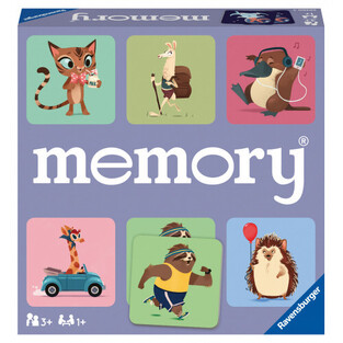 RAVENSBURGER ΕΠΙΤΡΑΠΕΖΙΟ ΠΑΙΧΝΙΔΙ ΜΝΗΜΗΣ MEMORY ΓΛΥΚΑ ΖΩΑΚΙΑ 20360