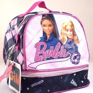 GIM ΤΣΑΝΤΑΚΙ ΦΑΓΗΤΟΥ ΟΒΑΛ BARBIE VARSITY ΜΠΛΕ ΣΚΟΥΡΟ ΡΟΖ 34987220