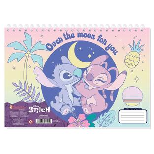 ΜΠΛΟΚ ΖΩΓΡΑΦΙΚΗΣ A4 (21x29,7cm) 30φ LILO AND STITCH OVER THE MOON FOR YOU 564490