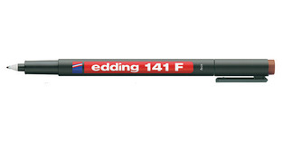 EDDING 141 F ΜΑΡΚΑΔΟΡΟΣ ΔΙΑΦΑΝΕΙΩΝ ΑΝΕΞΙΤΗΛΟΣ 0.6mm ΚΑΦΕ No7