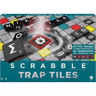 MATTEL ΕΠΙΤΡΑΠΕΖΙΟ ΠΑΙΧΝΙΔΙ SCRABBLE TRAP TILES HLM18