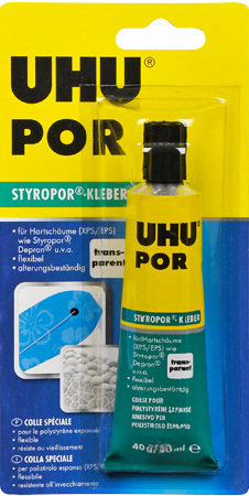 UHU POLYSTYRENE ΚΟΛΛΑ ΓΙΑ ΠΟΛΥΣΤΥΡΕΝΗ 50ML BLISTER 43165