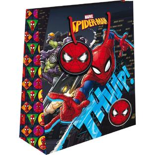 ΤΣΑΝΤΑ ΣΑΚΟΥΛΑ ΔΩΡΟΥ ΧΑΡΤΙΝΗ 33x12x45cm SPIDERMAN ΜΠΛΕ 000508258