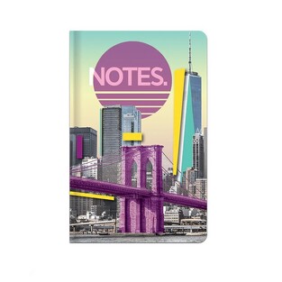 LASTVA ΣΗΜΕΙΩΜΑΤΑΡΙΟ ΒΙΒΛΙΟΔΕΤΗΜΕΝΟ A6 10,5x14,8cm 96φ CITY NEW YORK 33237