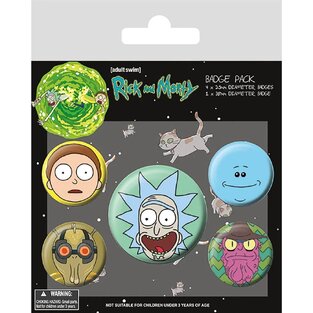 PYRAMID INTERNATIONAL ΣΕΤ ΚΟΝΚΑΡΔΕΣ RICK AND MORTY 5τεμ BP80615