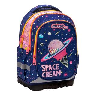 MUST ΣΧΟΛΙΚΗ ΤΣΑΝΤΑ ΣΑΚΙΔΙΟ ΠΛΑΤΗΣ ΔΗΜΟΤΙΚΟΥ UNIQUE SPACE CREAM 585123