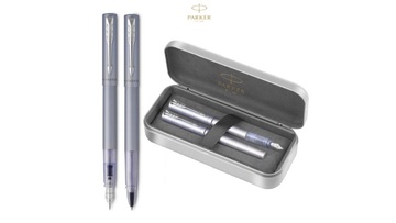 PARKER ΣΕΤ ΣΤΥΛΟ ΠΕΝΑ VECTOR XL SILVER BLUE CT FP RB