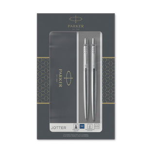 PARKER ΣΕΤ ΣΤΥΛΟ ΜΗΧΑΝΙΚΟ ΜΟΛΥΒΙ JOTTER CORE DUO STAINLESS STEEL CT BP MP