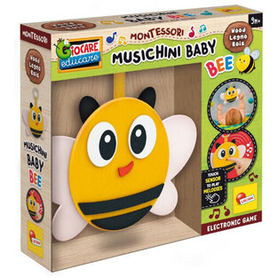 LISCIANI GIOCHI GIOCARE EDUCARE MONTESSORI MUSICHINI BABY ΞΥΛΙΝΟ ΕΚΠΑΙΔΕΥΤΙΚΟ ΠΑΙΧΝΙΔΙ ΜΕ ΜΟΥΣΙΚΗ BEE 05410