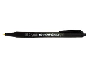 BIC ΣΤΥΛΟ SOFT FEEL CLIC GRIP MEDIUM ΜΑΥΡΟ 10