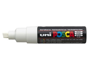 POSCA ΜΑΡΚΑΔΟΡΟΣ ΧΟΝΔΡΟΣ PC8KT ΛΕΥΚΟ (WHITE)