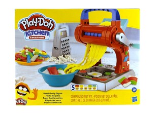 HASBRO PLAY DOH KITCHEN CREATIONS NOODLE PARTY PLAYSET ΣΕΤ ΔΗΜΙΟΥΡΓΙΑΣ ΝΟΥΝΤΛ ΜΕ 5 ΤΕΜΑΧΙΑ ΠΛΑΣΤΟΖΥΜΑΡΑΚΙΑ