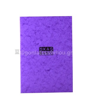 SKAG ΤΕΤΡΑΔΙΟ ΚΑΡΦΙΤΣΑ A4 (21x29,7cm) 40φ ΠΡΕΣΠΑΝ BASIC ΜΩΒ 277181