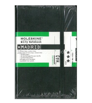 MOLESKINE CITY NOTEBOOK MADRID