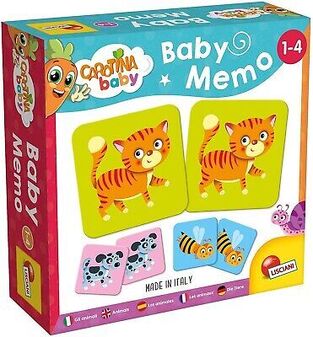 LISCIANI GIOCHI CAROTINA BABY MEMO ΠΑΙΧΝΙΔΙ ΜΝΗΜΗΣ ΤΑ ΖΩΑ 80045