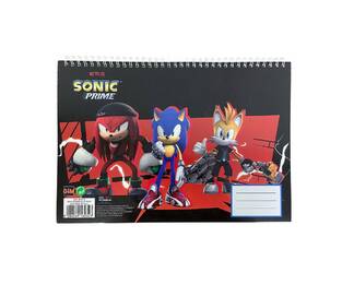 GIM ΜΠΛΟΚ ΖΩΓΡΑΦΙΚΗΣ A4 (21x29,7cm) 30φ SONIC PRIME 33484413