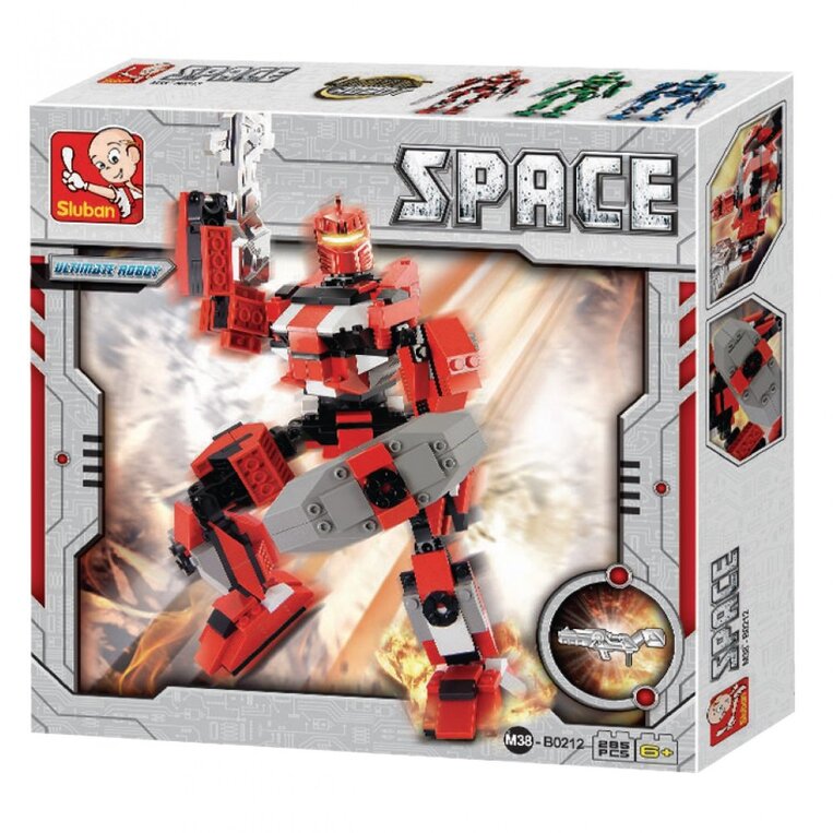 SLUBAN ΠΑΙΔΙΚΟ ΠΑΙΧΝΙΔΙ ΜΕ ΤΟΥΒΛΑΚΙΑ B0212 SPACE ULTIMATE ROBOT 285pcs