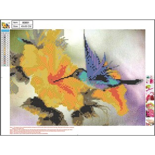 CENTRUM DIAMOND PAINTING KIT 5D (ΧΑΝΤΡΕΣ) 30x40cm ΚΟΛΙΜΠΡΙ 80891