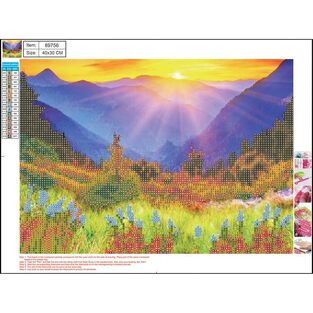 CENTRUM DIAMOND PAINTING KIT 5D (ΧΑΝΤΡΕΣ) 30x40cm ΦΥΣΗ 89756